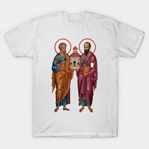 Saint Peter and Saint Paul T-Shirt by alinerope